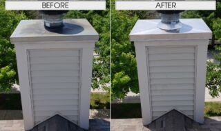 Before and After Custom Steel Chase Top Before and After Custom Steel Chase Top