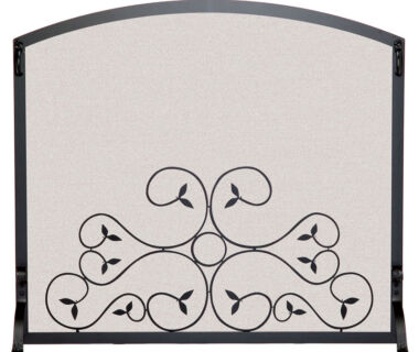 Applique Scroll Fireplace Screen Applique Scroll Fireplace Screen