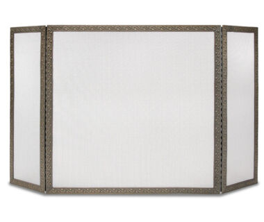 Ballard Embossed Tri Panel Fireplace Screen Ballard Embossed Tri Panel Fireplace Screen