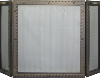 Blacksmith Triple Panel Fireplace Screen Blacksmith Triple Panel Fireplace Screen