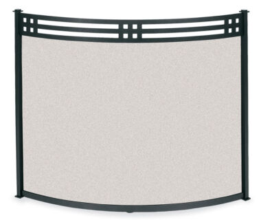 Bowed Portfolio Fireplace Screen Bowed Portfolio Fireplace Screen