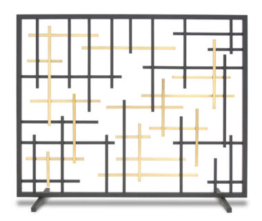 Contemporary Summer Fireplace Screen Contemporary Summer Fireplace Screen