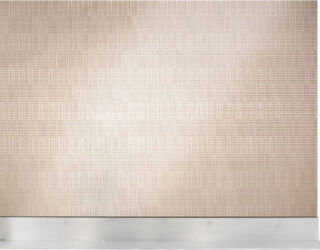 Elite Rectangle Fireplace Screen with Bronze Cross Fuzzy Glass Elite Rectangle Fireplace Screen with Bronze Cross Fuzzy Glass