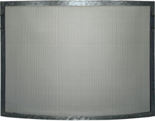 Forged Convex Fireplace Screen Forged Convex Fireplace Screen