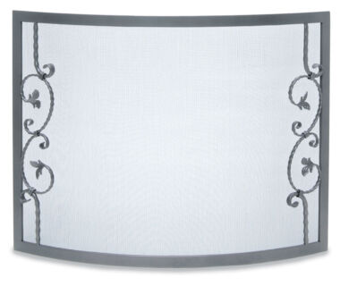 Forged Scallop Fireplace Screen Forged Scallop Fireplace Screen