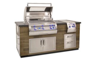French Barrel Oak 77" Island System French Barrel Oak 77" Island System