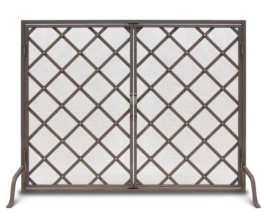 Iron Weave Door Fireplace Screen Iron Weave Door Fireplace Screen