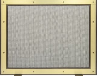 Layered Manhattan Rectangle Fireplace Screen Layered Manhattan Rectangle Fireplace Screen