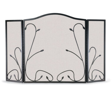 Leaf & Vine 3 Panel Folding Fireplace Screen Leaf & Vine 3 Panel Folding Fireplace Screen