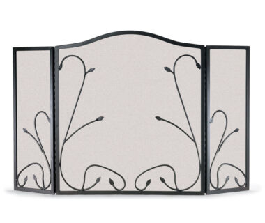 Leaf & Vine 3 Panel Folding Fireplace Screen Leaf & Vine 3 Panel Folding Fireplace Screen