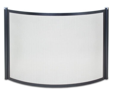 Metro Bowed Fireplace Screen Metro Bowed Fireplace Screen