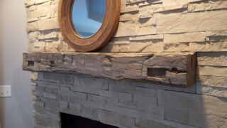 Mortise Barn Beam Shelf Mantel Mortise Barn Beam Shelf Mantel