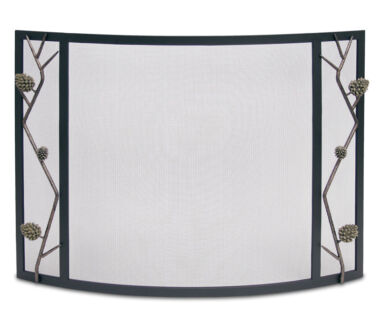 Pine Cone Fireplace Screen Pine Cone Fireplace Screen