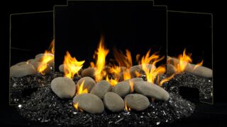 River Rocks & Fire Glass River Rocks & Fire Glass