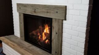 Rustic Barn Wood Shelf Mantel Rustic Barn Wood Shelf Mantel
