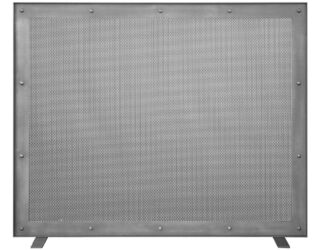 Transitional Rectangle Fireplace Screen Transitional Rectangle Fireplace Screen