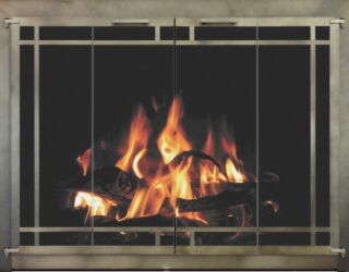 Bar Iron Door in Antique Black with Window Pane Bar Iron Door in Antique Black with Window Pane