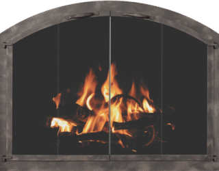 Bar Iron Arch Door in Burnished Bronze Bar Iron Arch Door in Burnished Bronze