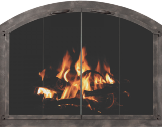 Bar Iron Arch Door in Burnished Bronze Bar Iron Arch Door in Burnished Bronze