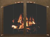 Bar Iron Arch Conversion Door in Bronzed Iron Bar Iron Arch Conversion Door in Bronzed Iron