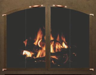 Bar Iron Arch Conversion Door in Bronzed Iron Bar Iron Arch Conversion Door in Bronzed Iron