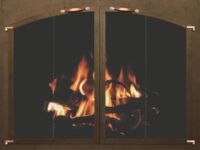Bar Iron Arch Conversion Door in Bronzed Iron Bar Iron Arch Conversion Door in Bronzed Iron