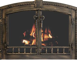 Black Smith Arch Door in Burnished Copper Black Smith Arch Door in Burnished Copper