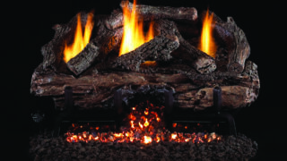 Charred Aged Split Oak Charred Aged Split Oak