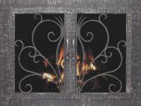 Flat Hammer Door with Decorative Design Flat Hammer Door with Decorative Design
