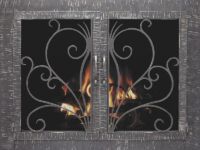 Flat Hammer Door with Decorative Design Flat Hammer Door with Decorative Design