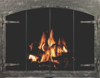 Forged Iron Arch Conversion Door in Burnished Bronze Forged Iron Arch Conversion Door in Burnished Bronze