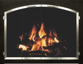 Inset Door with Textured Black Finish and Brushed Nickel Frame Inset Door with Textured Black Finish and Brushed Nickel Frame