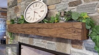 Large Barn Beam Mantel Large Barn Beam Mantel