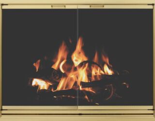 The Huntington with Brushed Brass Finish The Huntington with Brushed Brass Finish