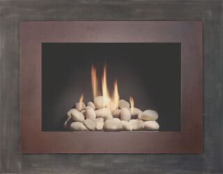 Manhattan Door with Oil Rubbed Bronze Finish and Burnished Bronze Frame Manhattan Door with Oil Rubbed Bronze Finish and Burnished Bronze Frame