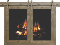 Sliding Door in Industrial Black Sliding Door in Industrial Black