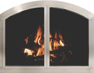 Stainless Arch Door in Brushed Stainless Stainless Arch Door in Brushed Stainless