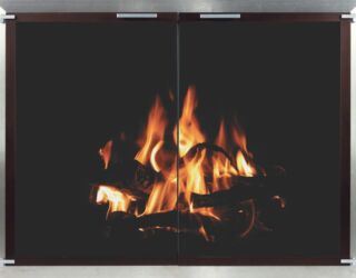 Stainless Door in Brushed Stainless and Oil Rubbed Bronze Stainless Door in Brushed Stainless and Oil Rubbed Bronze