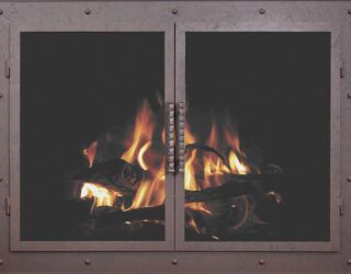 Transitional Artisan Door in Rust Patina Transitional Artisan Door in Rust Patina