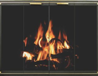 Zero Clearance Original in Textured Black with Black Brass Trim Zero Clearance Original in Textured Black with Black Brass Trim