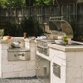 Coyote Outdoor Kitchen with L-Shaped Island with 36" Grill Coyote Outdoor Kitchen with L-Shaped Island with 36" Grill