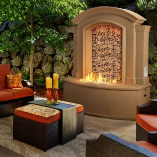 Large Firefall with Small Pebbles Large Firefall with Small Pebbles