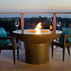 Lotus Dining Fire Table Lotus Dining Fire Table
