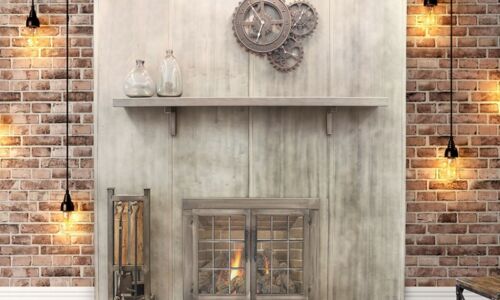 Featuring Magra Hearth, Eldorado Stone & Stoll Industries Shelf Mantels
