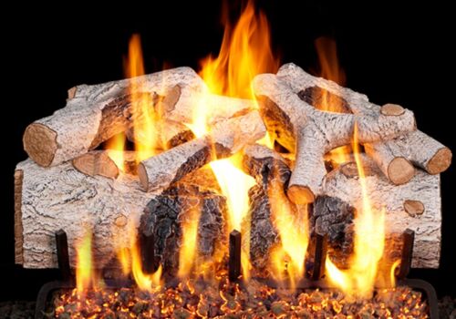Featuring Real Fyre Vented Gas Logs