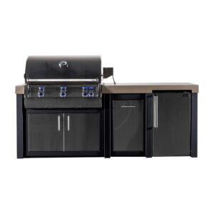 BBQ Authority Exclusive 92" Outdoor Kitchen Island Bundle with FireMagic Echelon Built-In Grill E790-92-FD